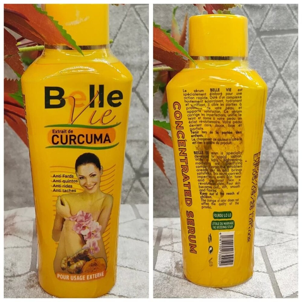 Belle Vie Brightening Restorative Serum with Turmeric Curcuma Extract